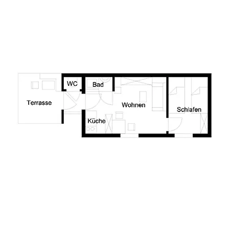 Prázdninový dům Kleines Mit Garten Und Grill In Garitz *